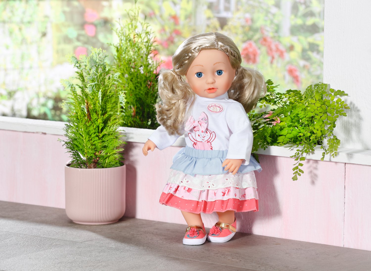 Zapf Creation Baby Annabell® Outfit Falda 43cm, Accesorios Para Muñecas Incluidas Perchas 706756