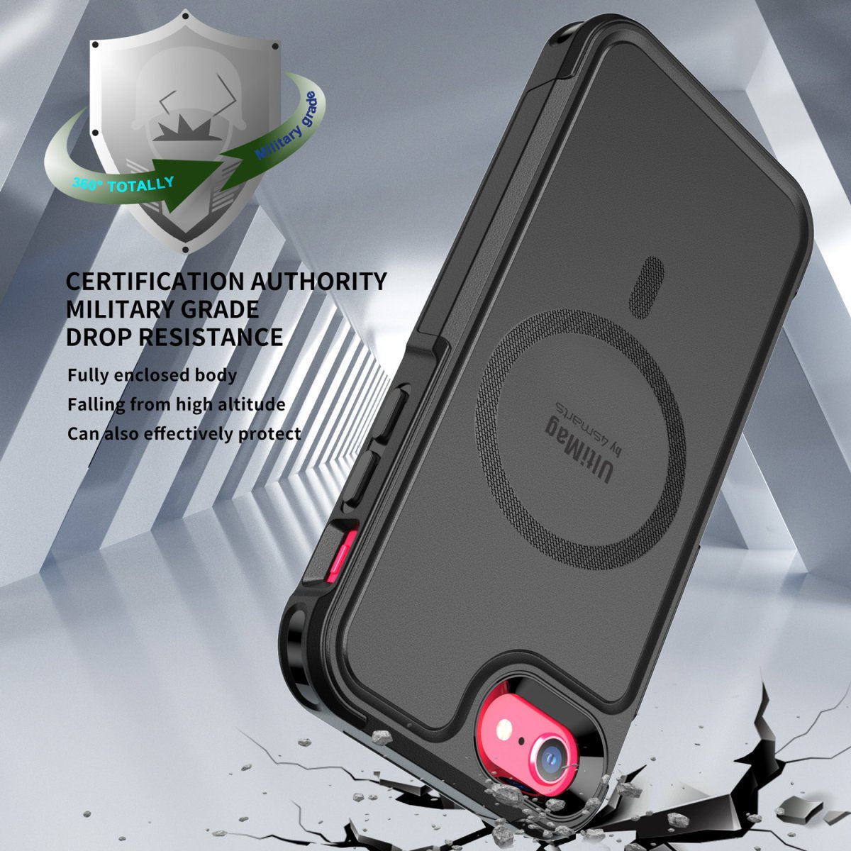 4smarts Defend Case Ultimag F. Iphone Se3   Se2   8   7. Schwa