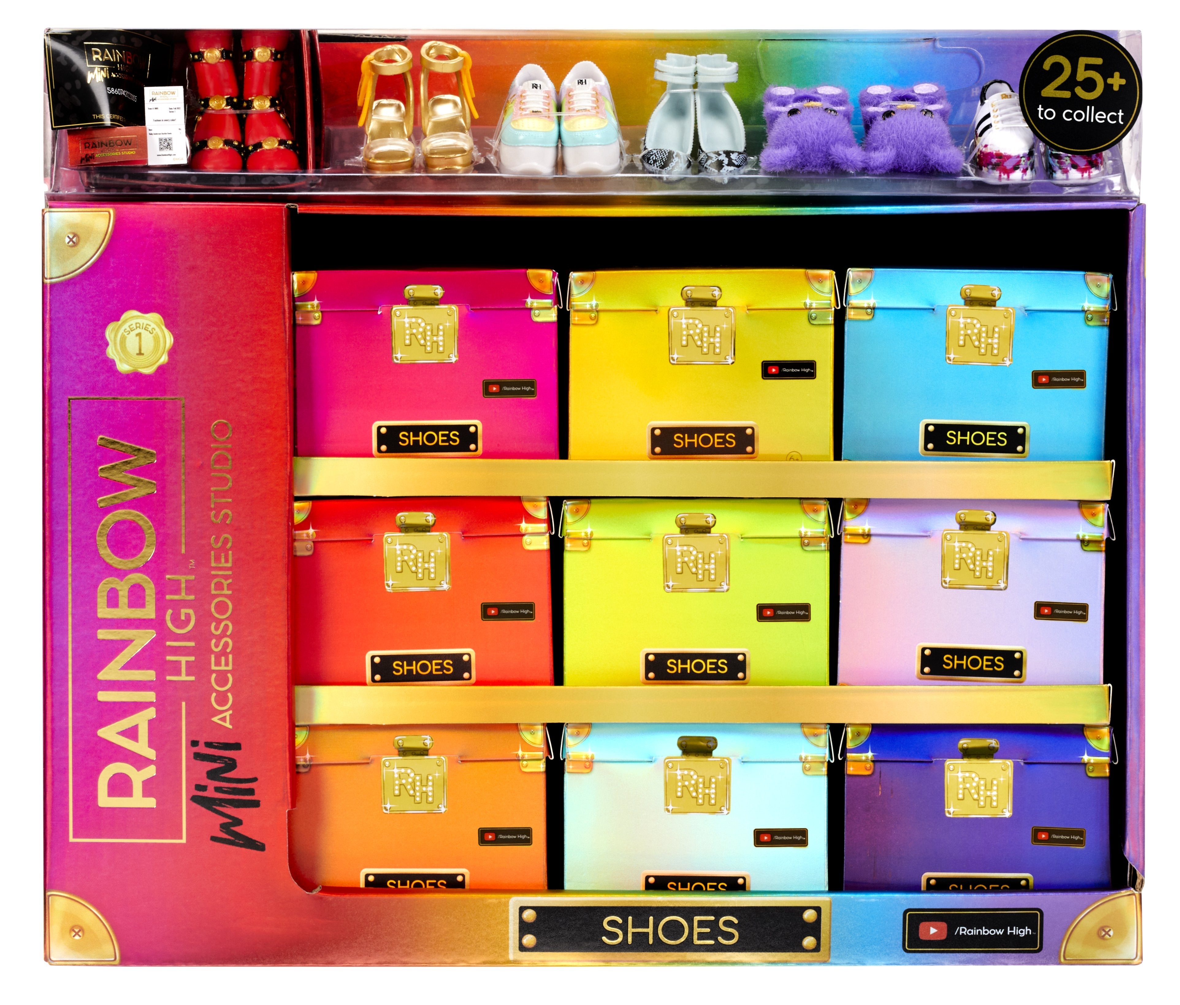 EAN 0035051586074 - Rainbow High Accessories Studio Series 1, S Assortment in PDQ Zapatos de muñeca imagen 21