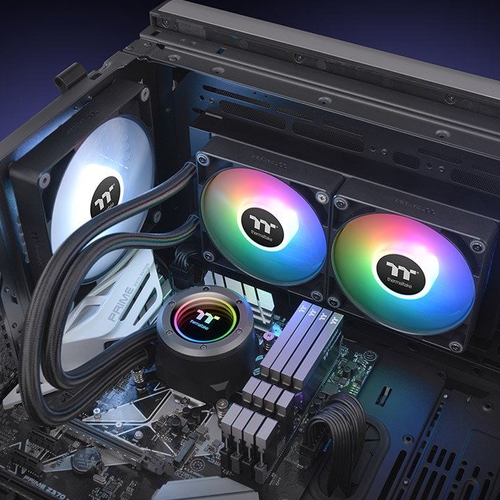 Refrigeracion Liquida Thermaltake Th240 "Snow" Argb Sync V2 All-In-One Lcs Retail