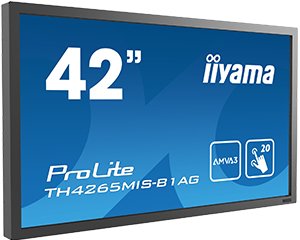 Monitor Iiyama Prolite Th4265mis-B1ag Pantalla Táctil 42" 1920 X 1080 Pixeles Multi-Touch Negro