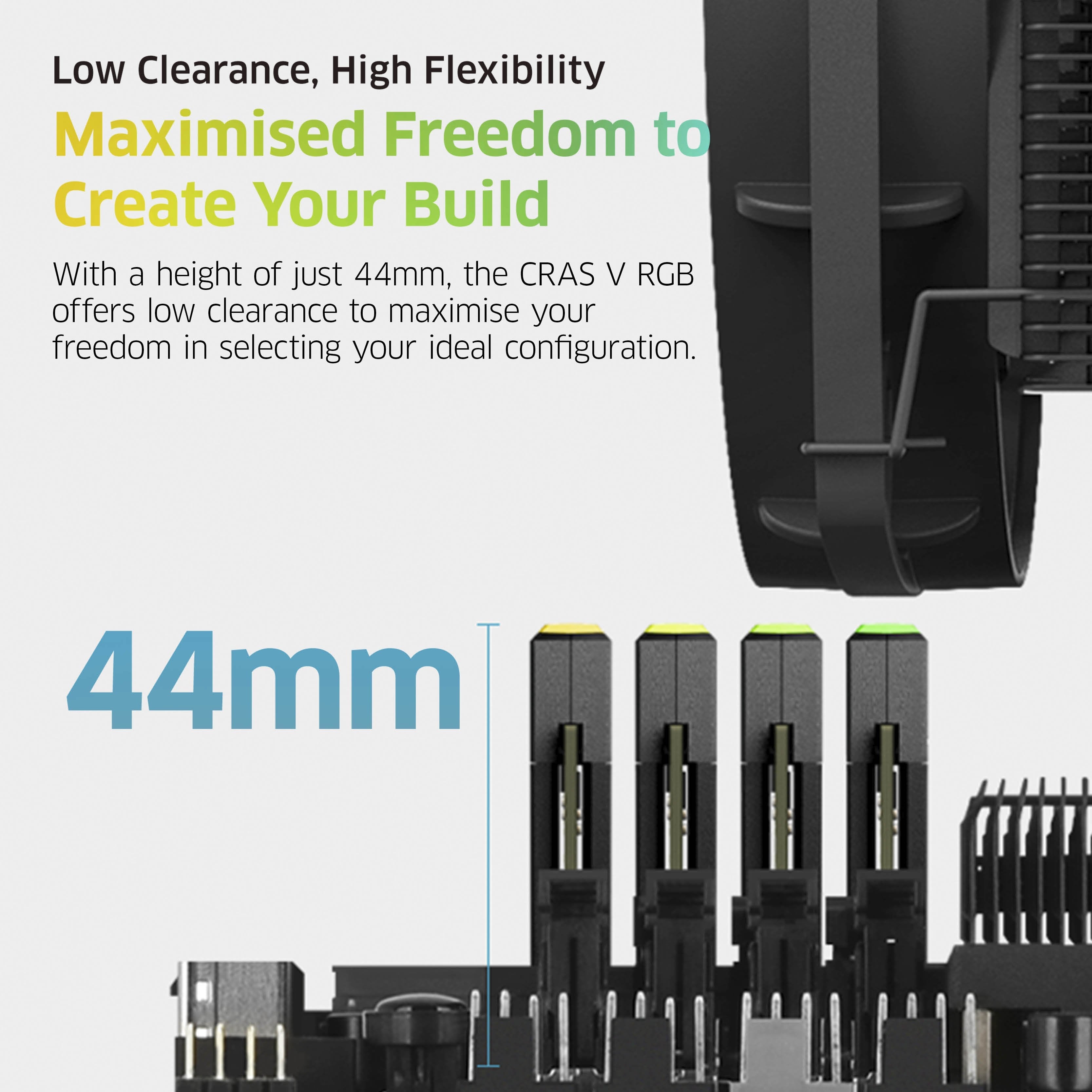 Klevv Memoria Ram Cras V Rgb Obsidian Negro - 32 Gb (2 X 16 Gb Kit) - Ddr5 6000 Udimm Cl30