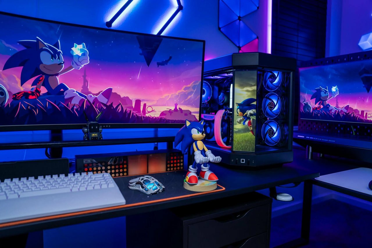 Cable Guy Soporte Sujeción Figura Sonic 20cm