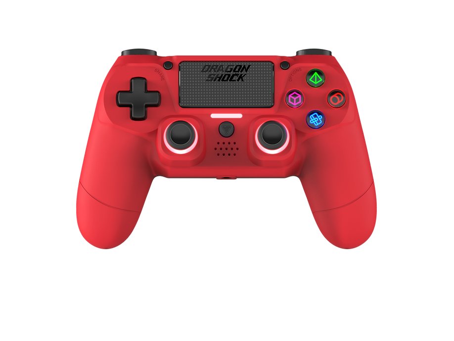 Dragonshock Mando Mizar Inalámbrico Rojo Ps4
