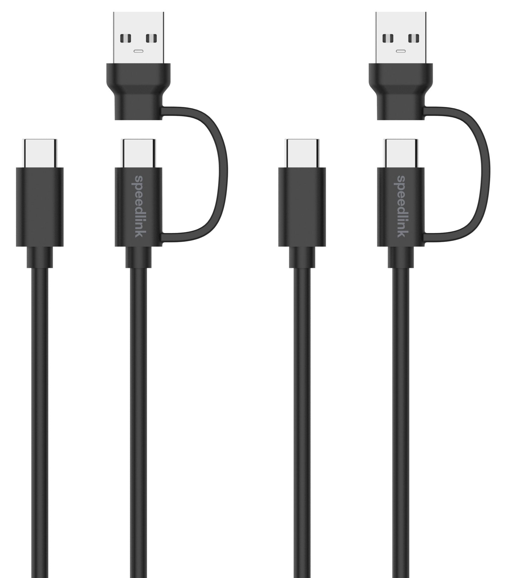 Speedlink Sl-460101-Bk Cable Usb Usb 3.2 Gen 1 (3.1 Gen 1) 3 M Usb A/Usb C Usb C Negro