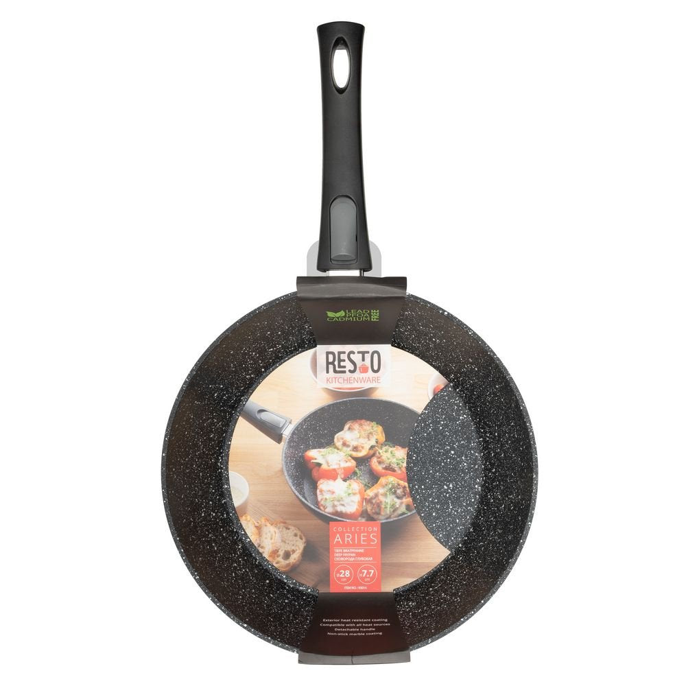 Deep Frypan D28 H7.7cm/93014 Resto