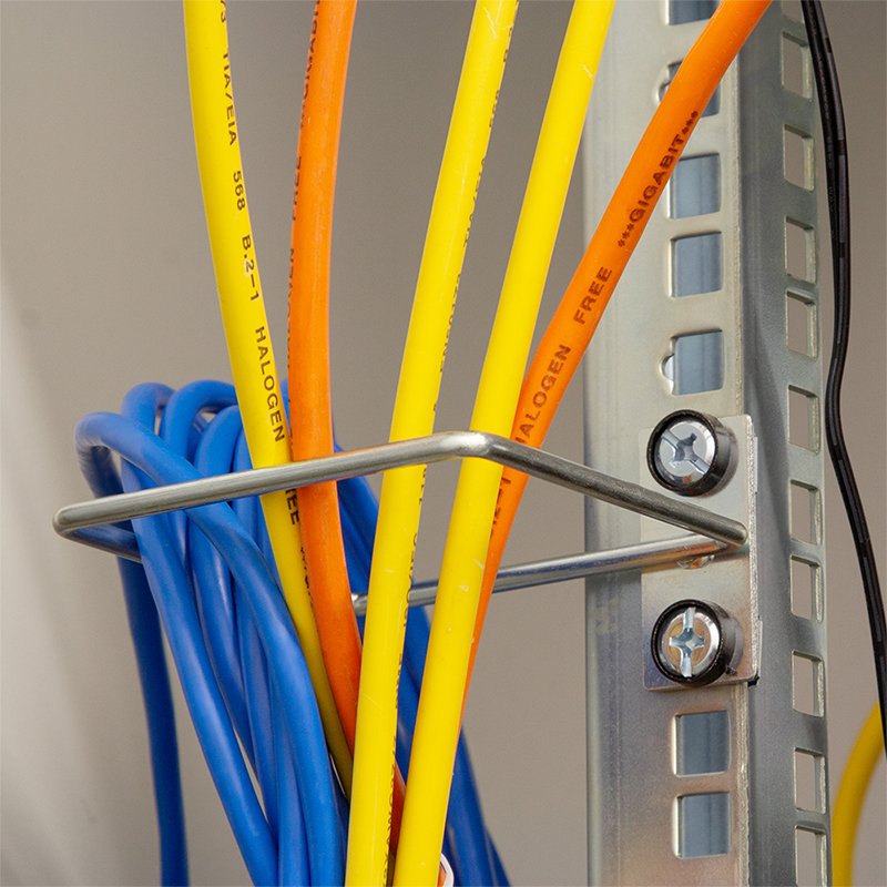 Soporte Guia Cable Logilink 140x100mm F. Gabinetes De 19 ", Acero
