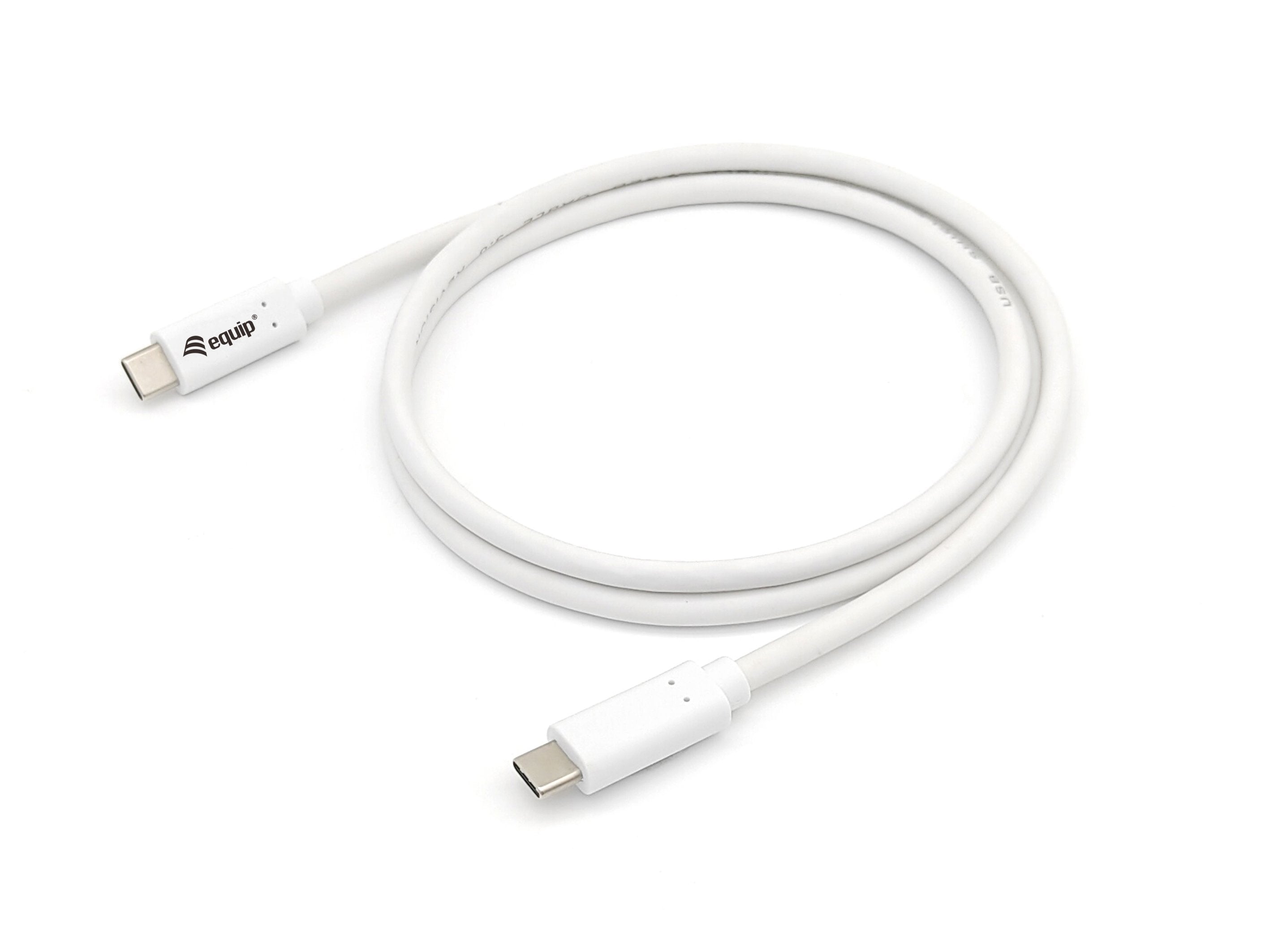 Equip Cable Usb-C3.2->C Gen1 Pd60w M M 0.50m Blanco