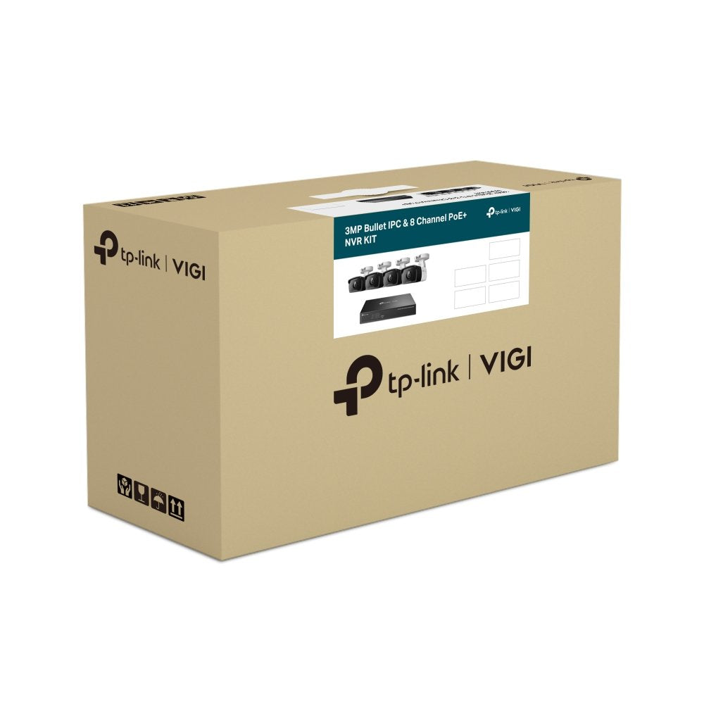 Kit Videovigilancia Tpl Vigi Nvr1008h-8p+4xc330i