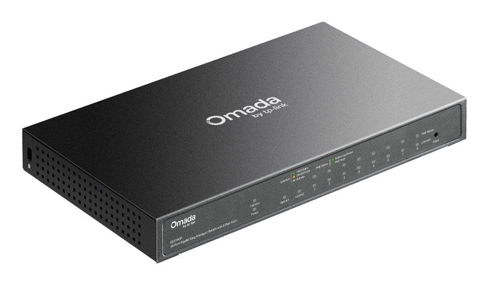 Switch Omada Tp-Link 10-Port Gigabit Easy Managed Switch With 8-Port Poe+