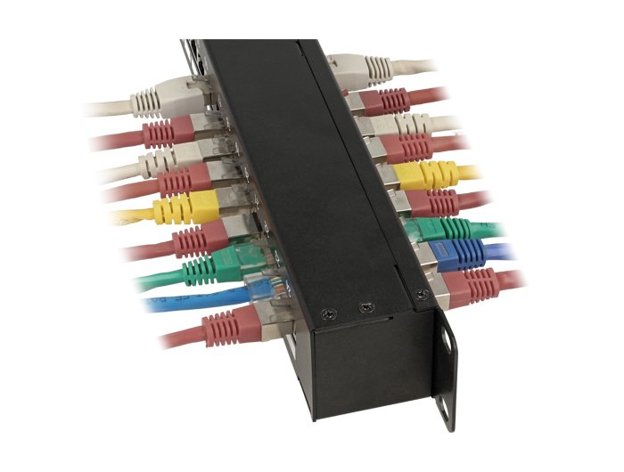 Delock 43295 19" Patchpanel Delock 24-Port Cat6 Negro