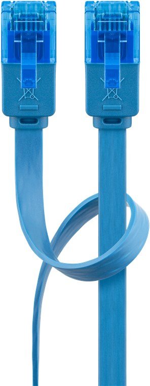 EAN 4040849962950 - Goobay 96295 cable de red Azul 0,5 m Cat6a U/UTP (UTP) imagen 2