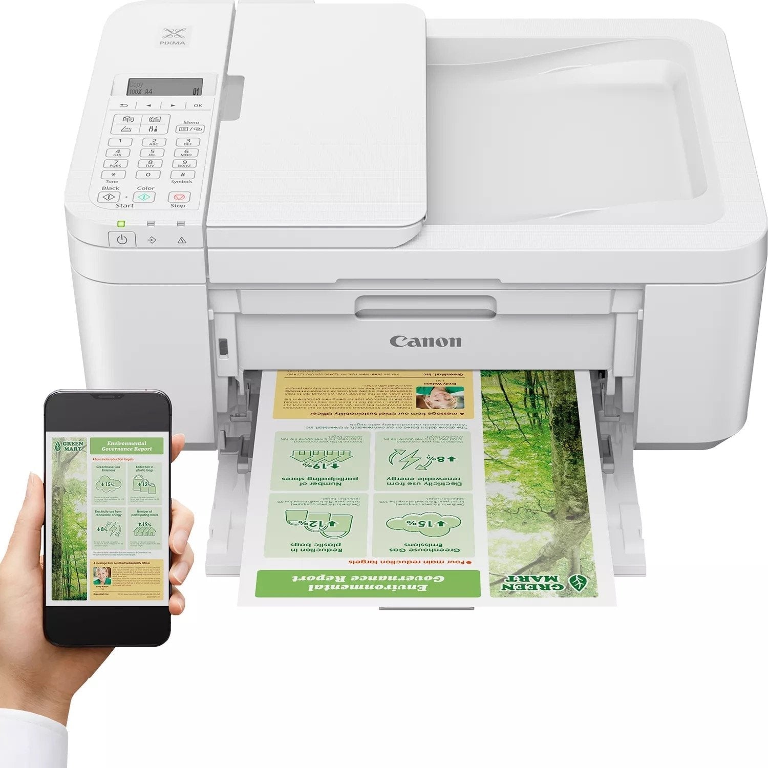 EAN 4549292191882 - Canon PIXMA TR4751i Inyección de tinta A4 4800 x 1200 DPI 8,8 ppm Wifi imagen 6