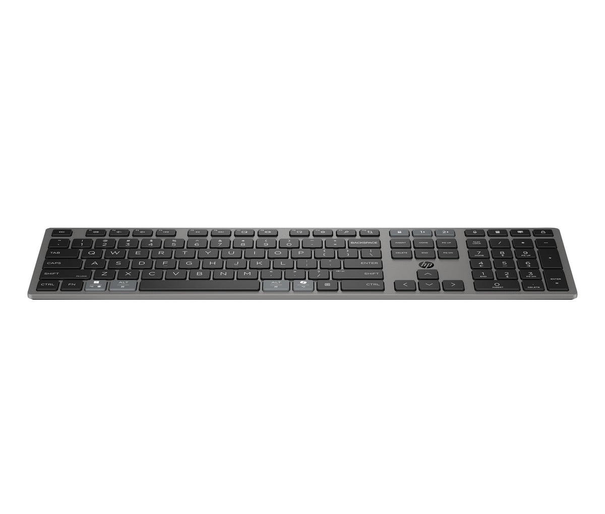 EAN 0198122141005 - HP 720 Multi-Device Rechargeable Wireless Keyboard teclado Hogar / Oficina USB + Bluetooth Negro imagen 1