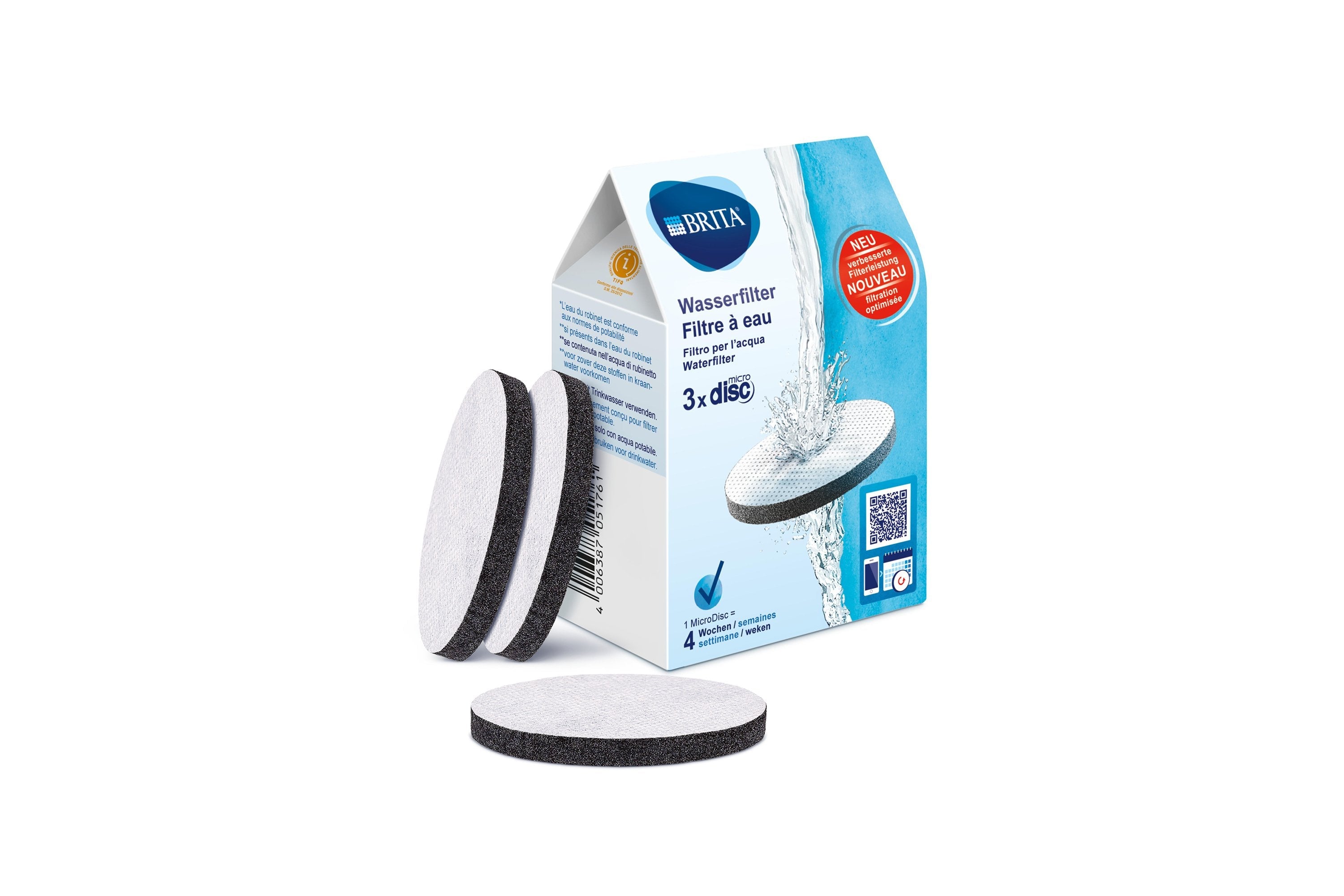 EAN 4006387051761 - Brita 3 x MicroDisc Filtro en forma de disco para sistema de filtración de agua 3 pieza(s) imagen 2