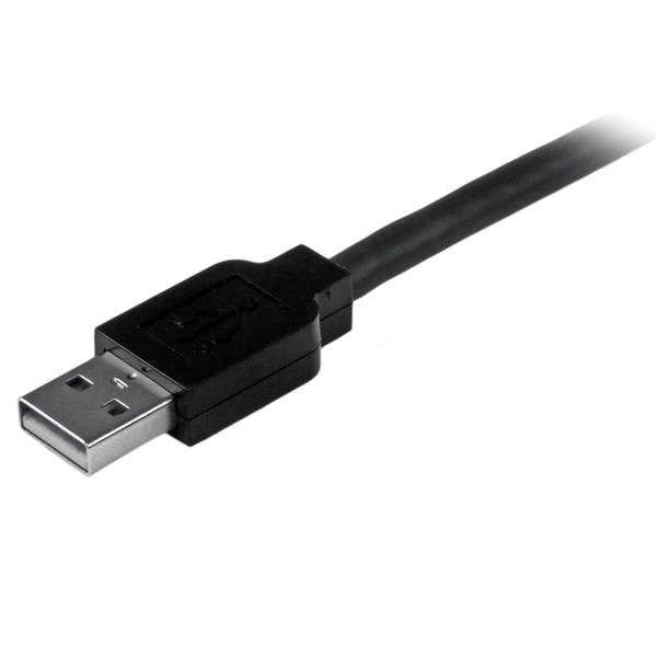 EAN 0065030850933 - StarTech.com 15m USB 2.0, M/M cable USB Aluminio, Negro imagen 3
