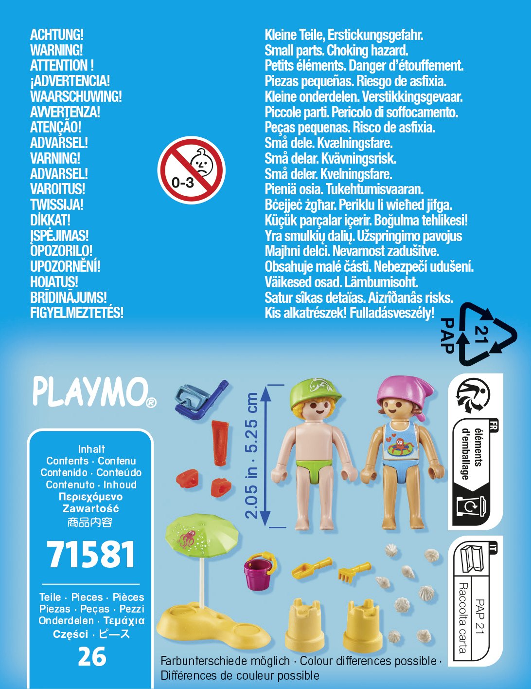 Playmobil Niños Con Castillo De Arena
