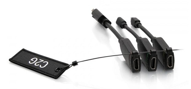 C2g Anillo Universal De Adaptadores Hdmi® 4k Mini Displayport, Displayport Y Usb-C® Con Códigos De Color