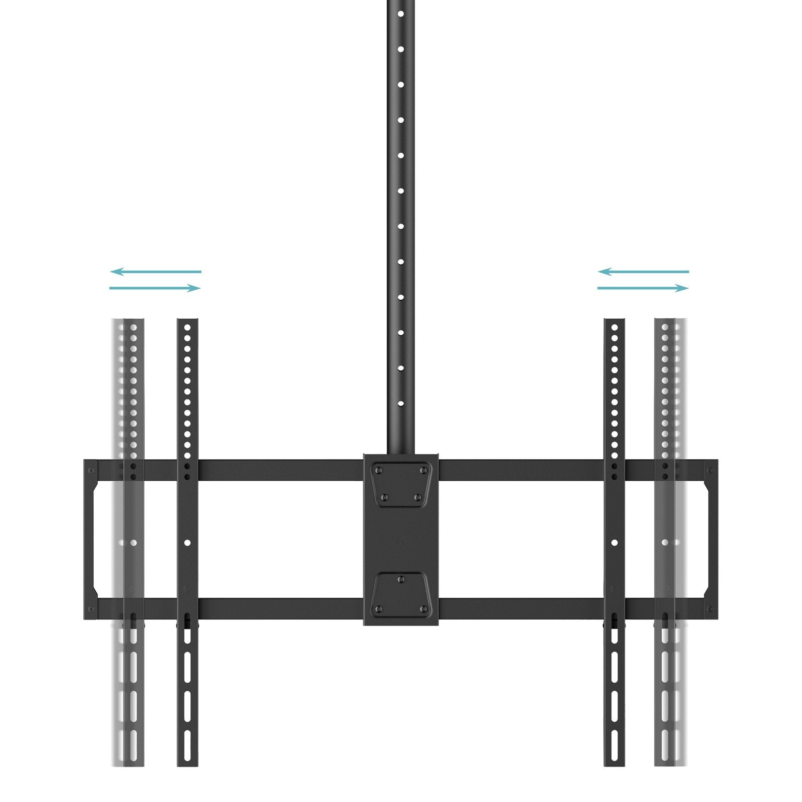 Soporte Techo Pant. 50-100" Gira/Incli/Exten Negro