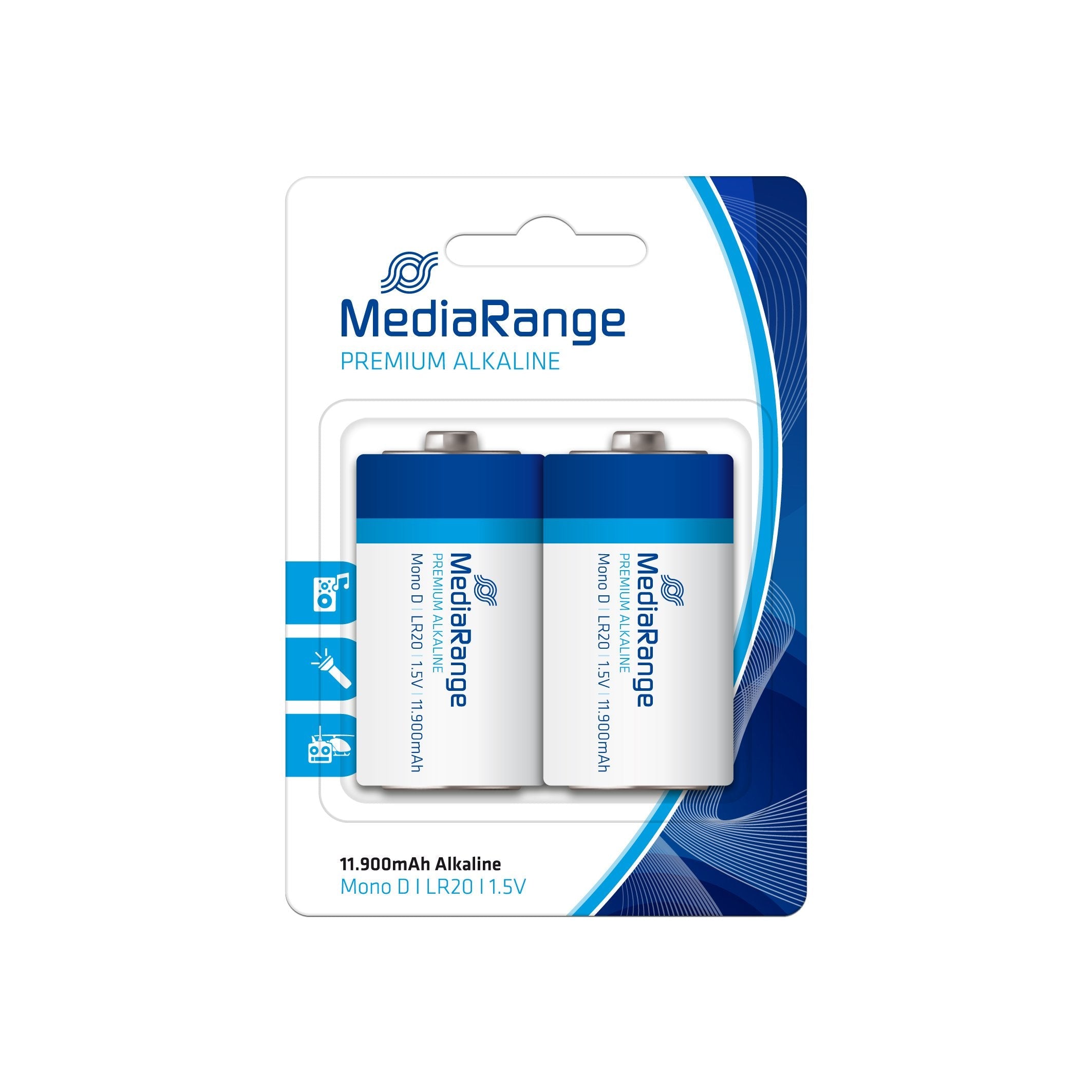 Mediarange Mrbat109 Pila Doméstica Batería De Un Solo Uso D Alcalino