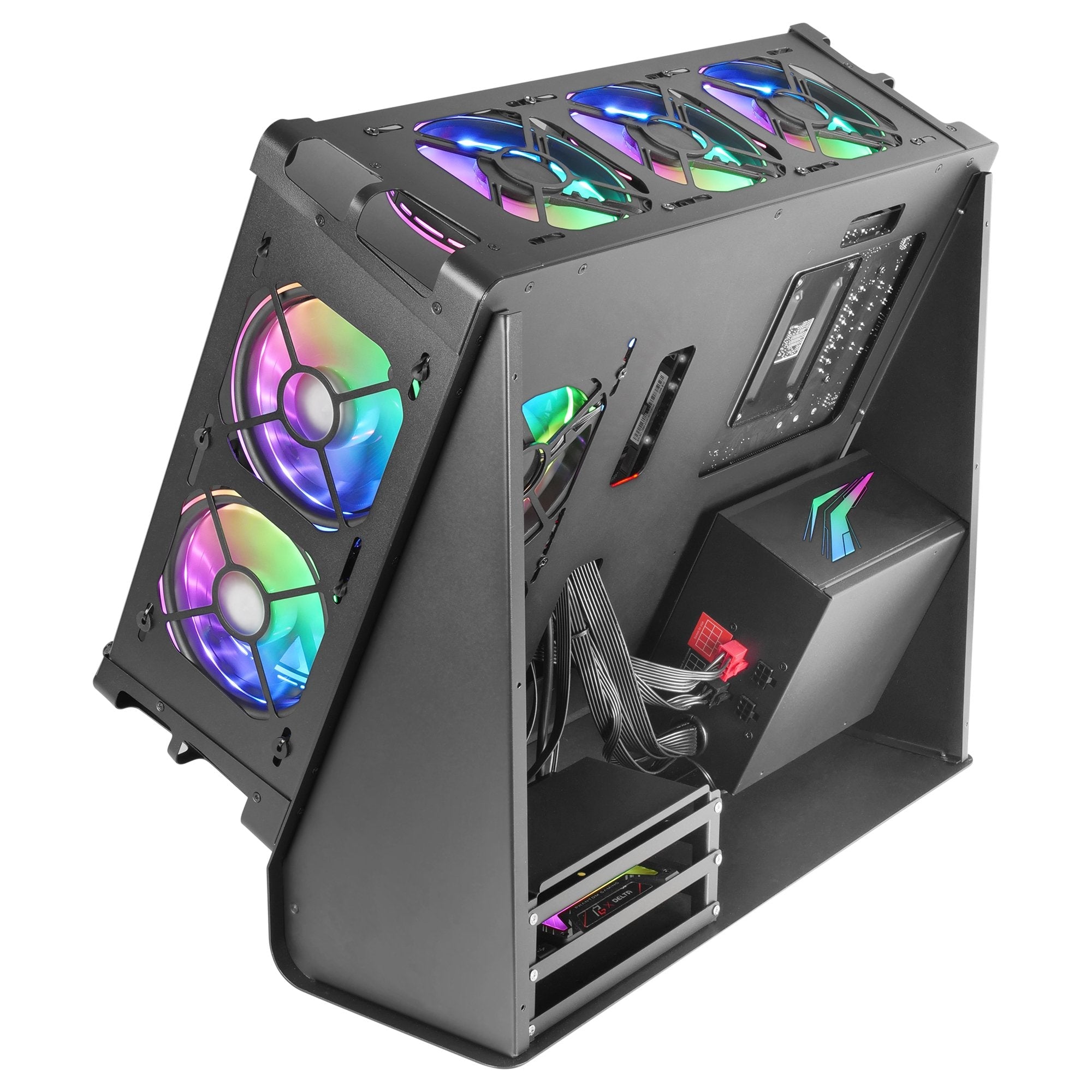 Caja Gaming Torre Mars Gaming Mcb Negra