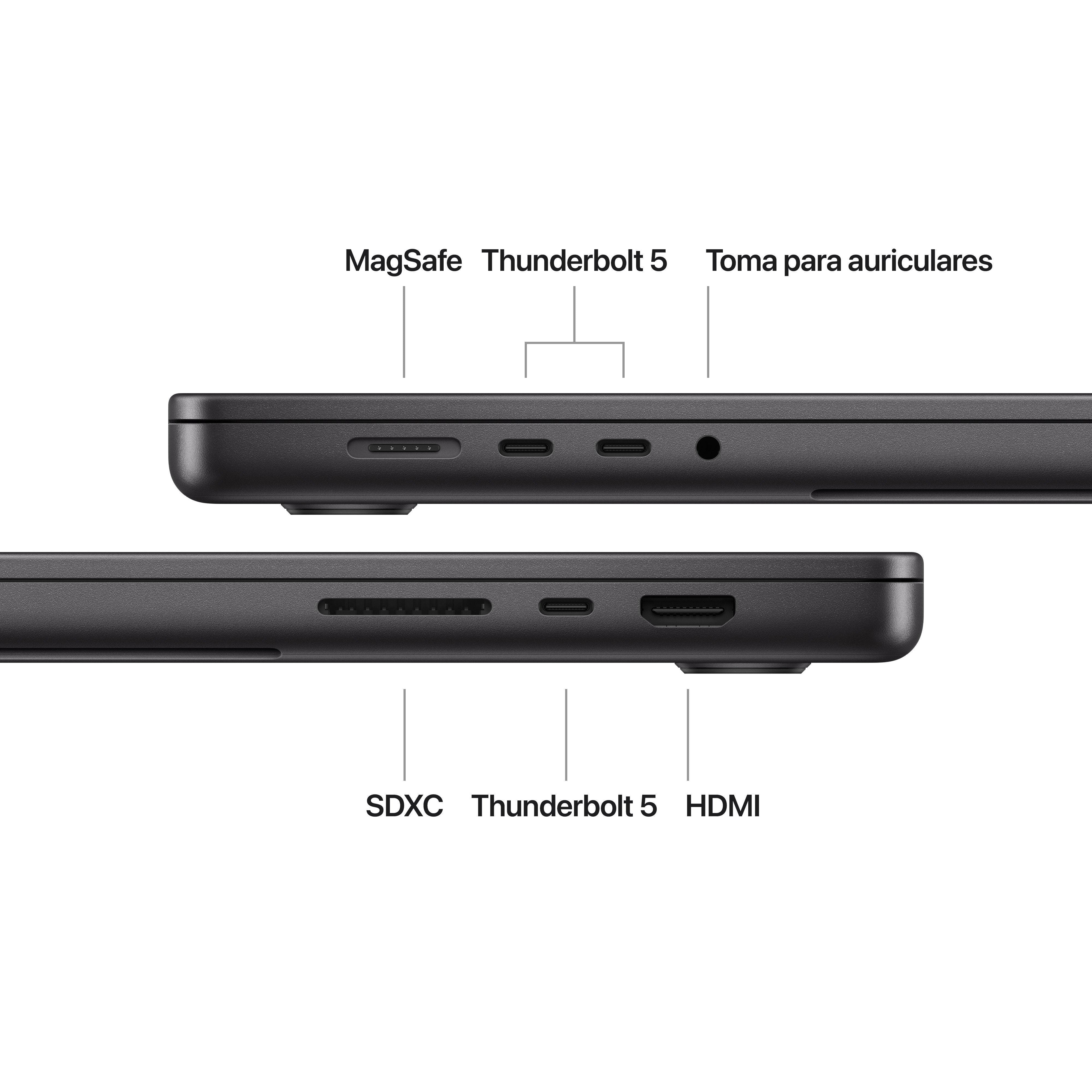 EAN 0195949870231 - Apple MacBook Pro Apple M M4 Pro Portátil 41,1 cm (16.2") 48 GB 512 GB SSD Wi-Fi 6E (802.11ax) macOS Sequ imagen 7