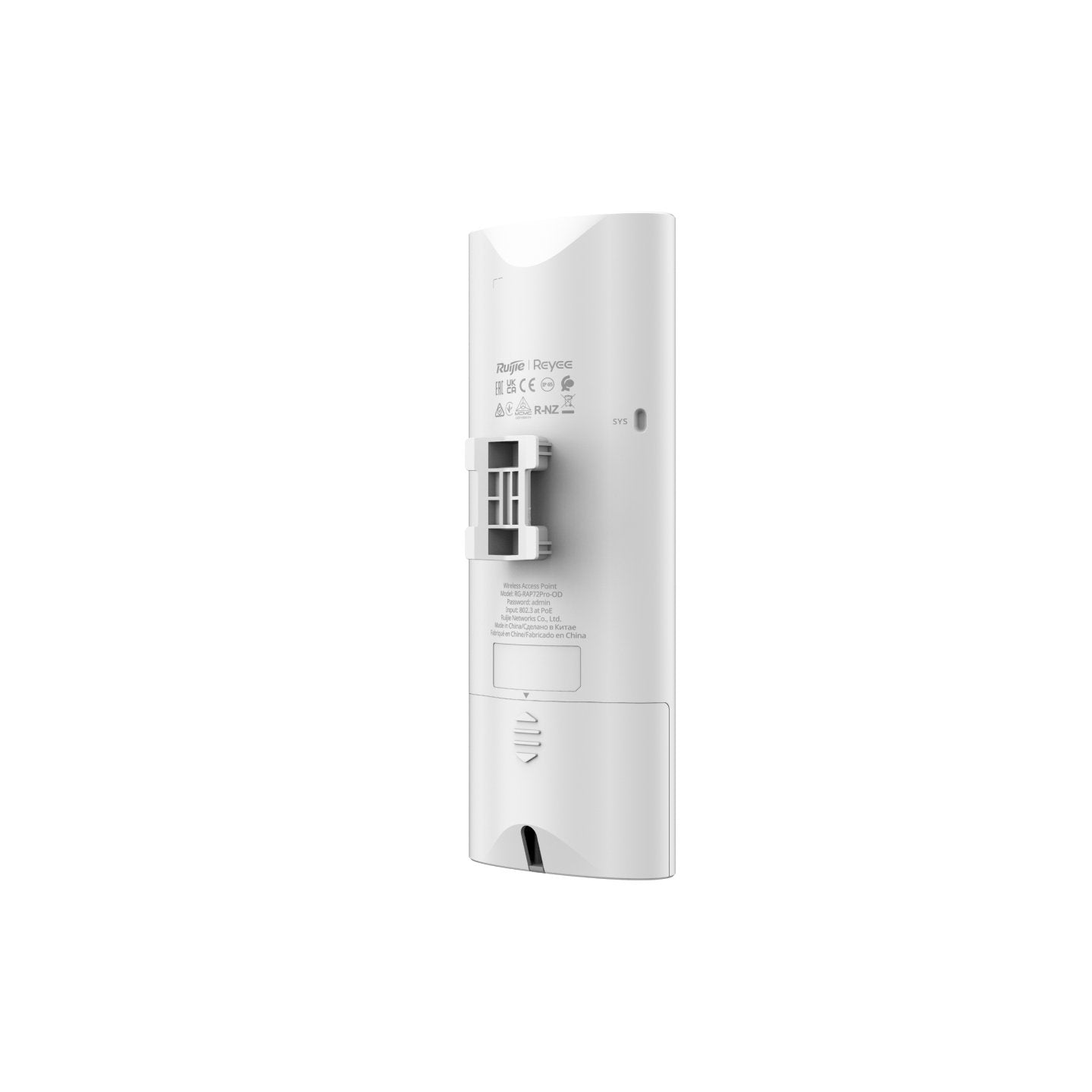 Punto De Acceso Exterior Wifi 7 Ruijie Rg-Rap72pro-Od Be5040 5011mbps 5ghz 1x2.5gb Poe+ Ip65 Mesh