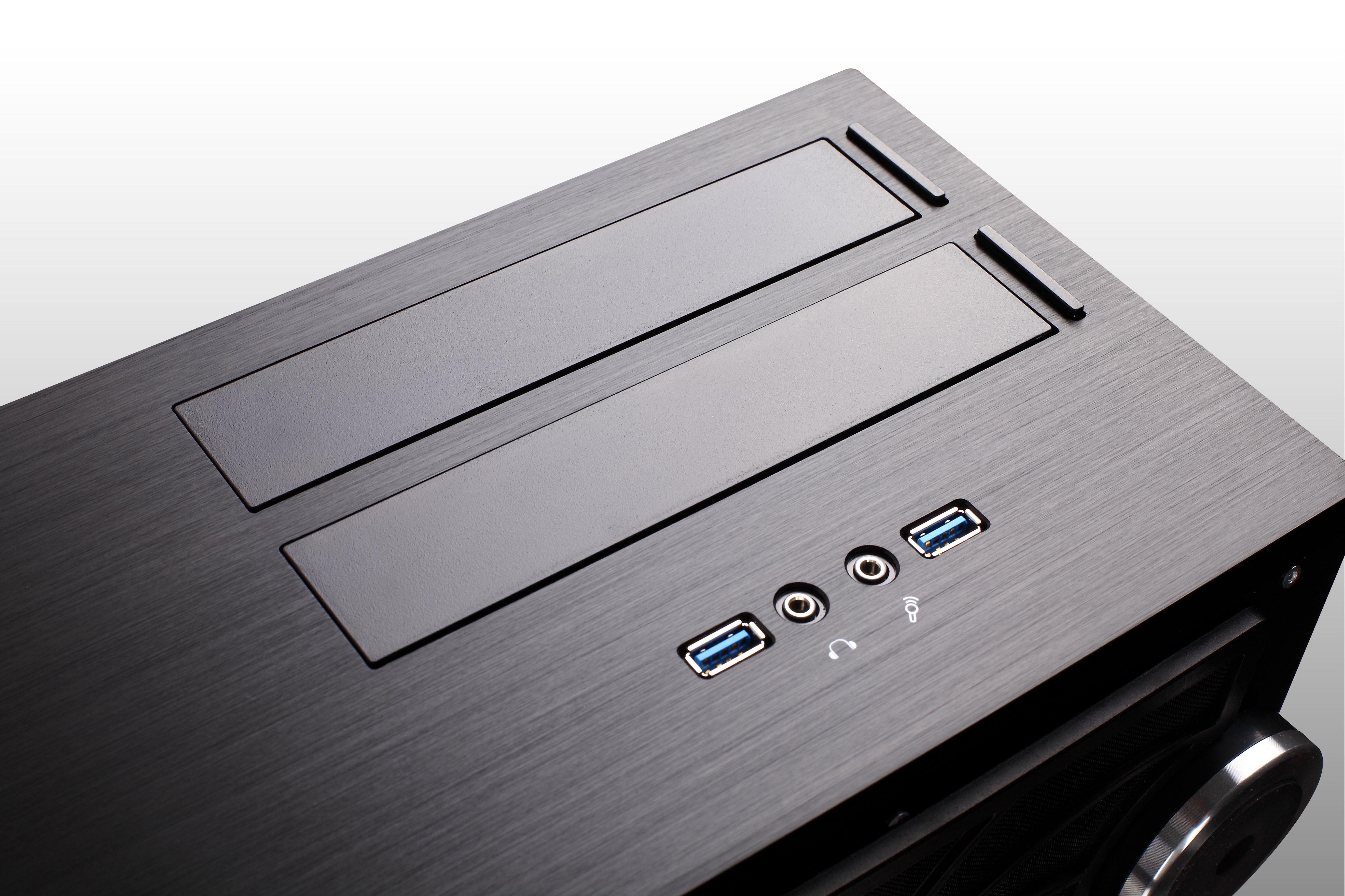 Caja Pc Silverstone Computer Case Sst-Gd08b Grandia Htpc Atx, Black