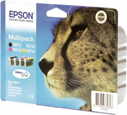 EAN 8715946361246 - Epson T0715 cartucho de tinta 1 pieza(s) Original Cian, Magenta, Amarillo imagen 2