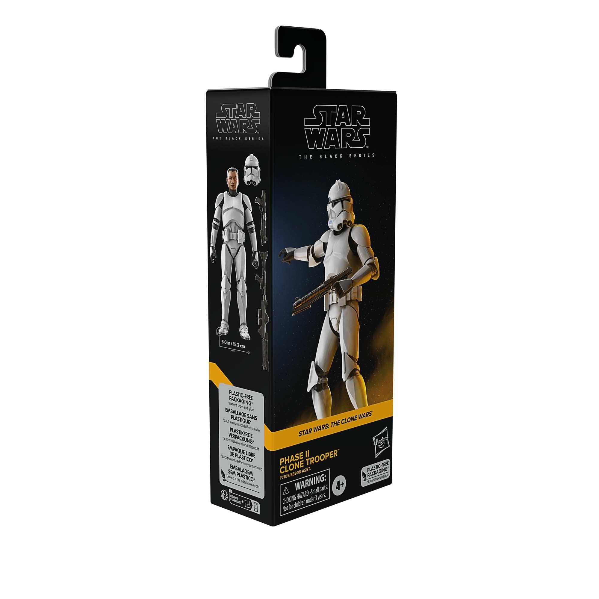 Figura Phase Ii Clone Trooper The Clone Wars Star Wars 15cm