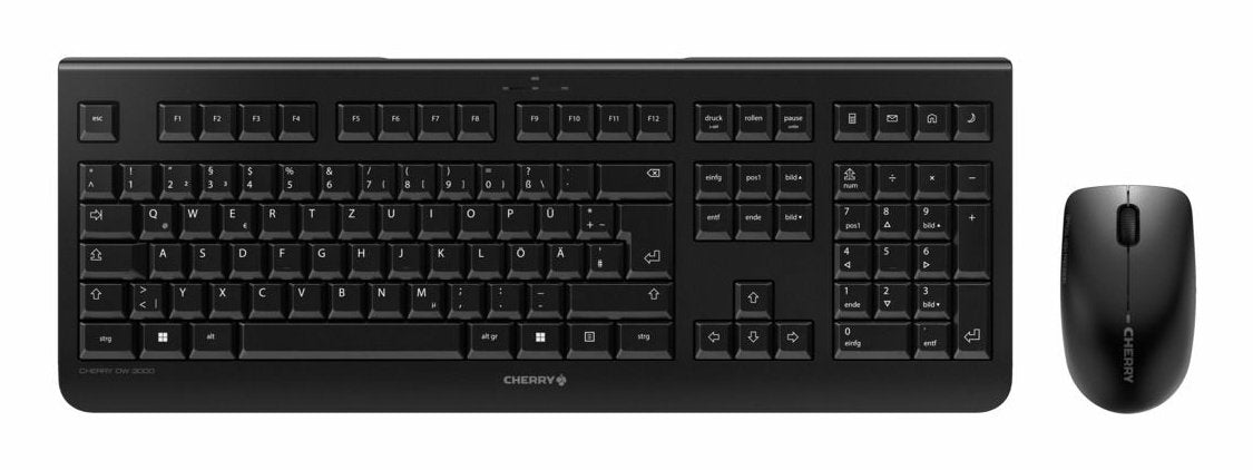 Cherry Tas Desktop-Set Dw 3000 Wireless Hu-Layout Schwarz