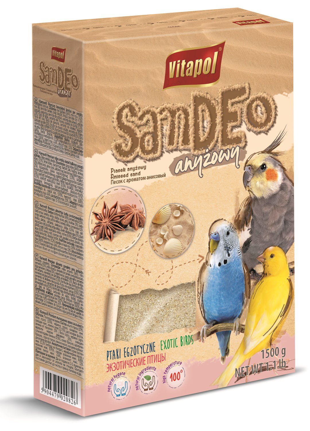 Vitapol Anise Sand For Birds 1.5 Kg
