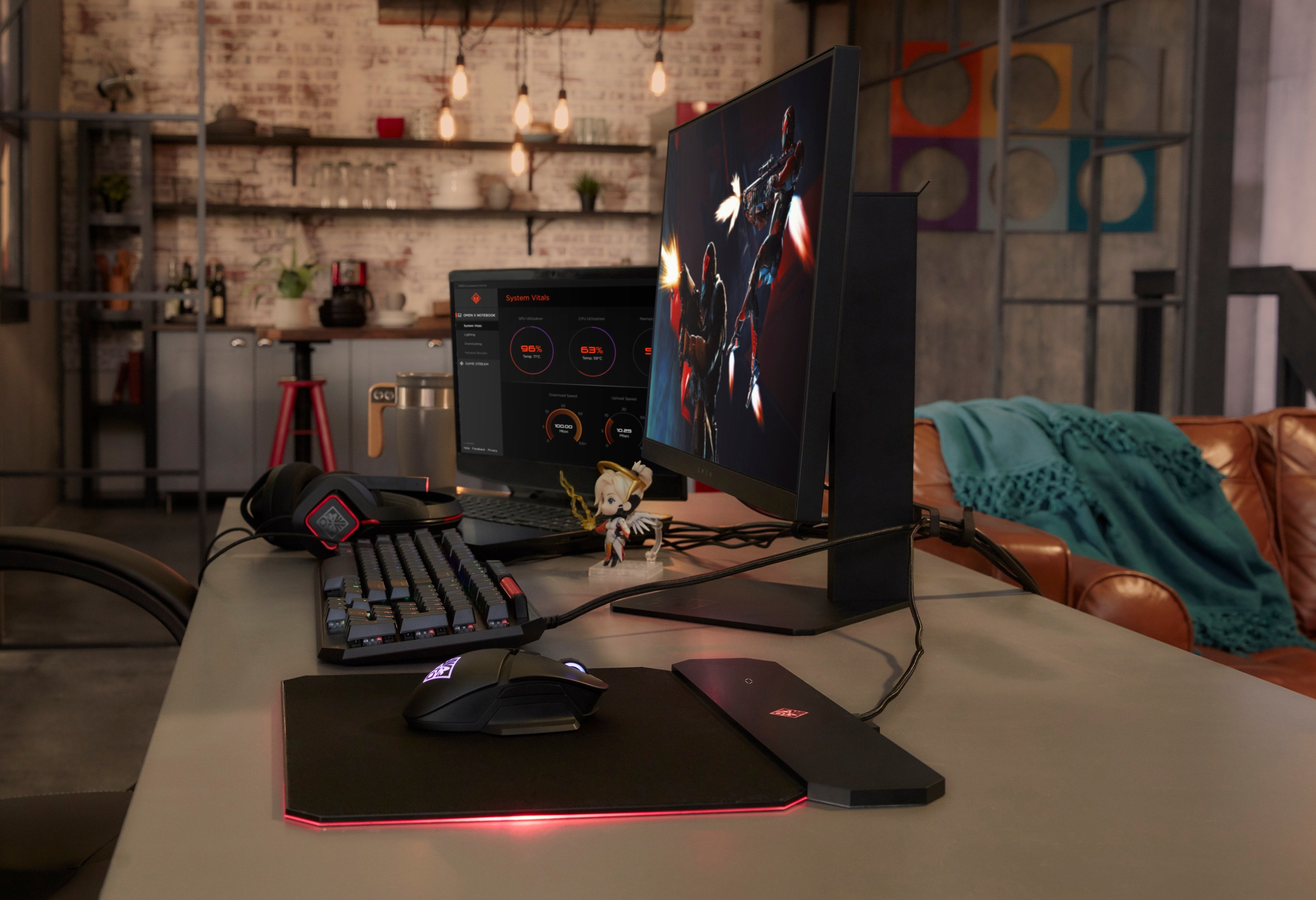 Hp Omen Photon Wireless Mouse Rechargeable Black/Red