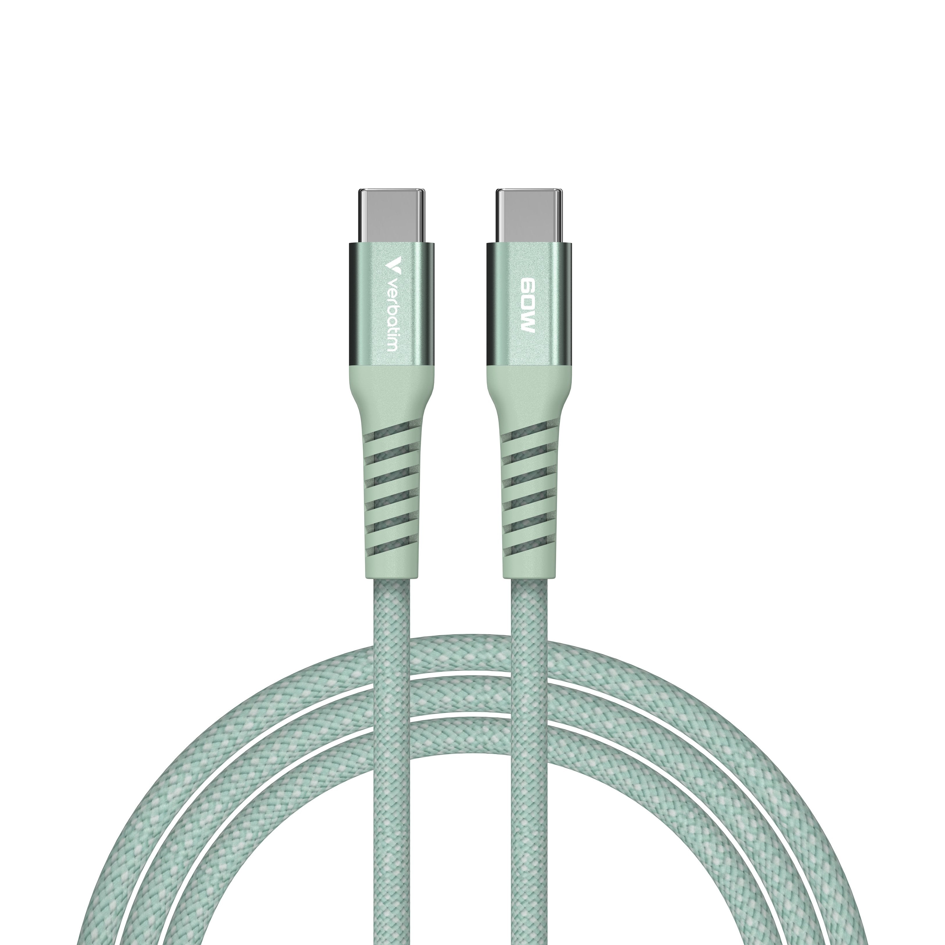 Cable Verbatim 31864 Usb 2.0 1,2 M Usb C Verde
