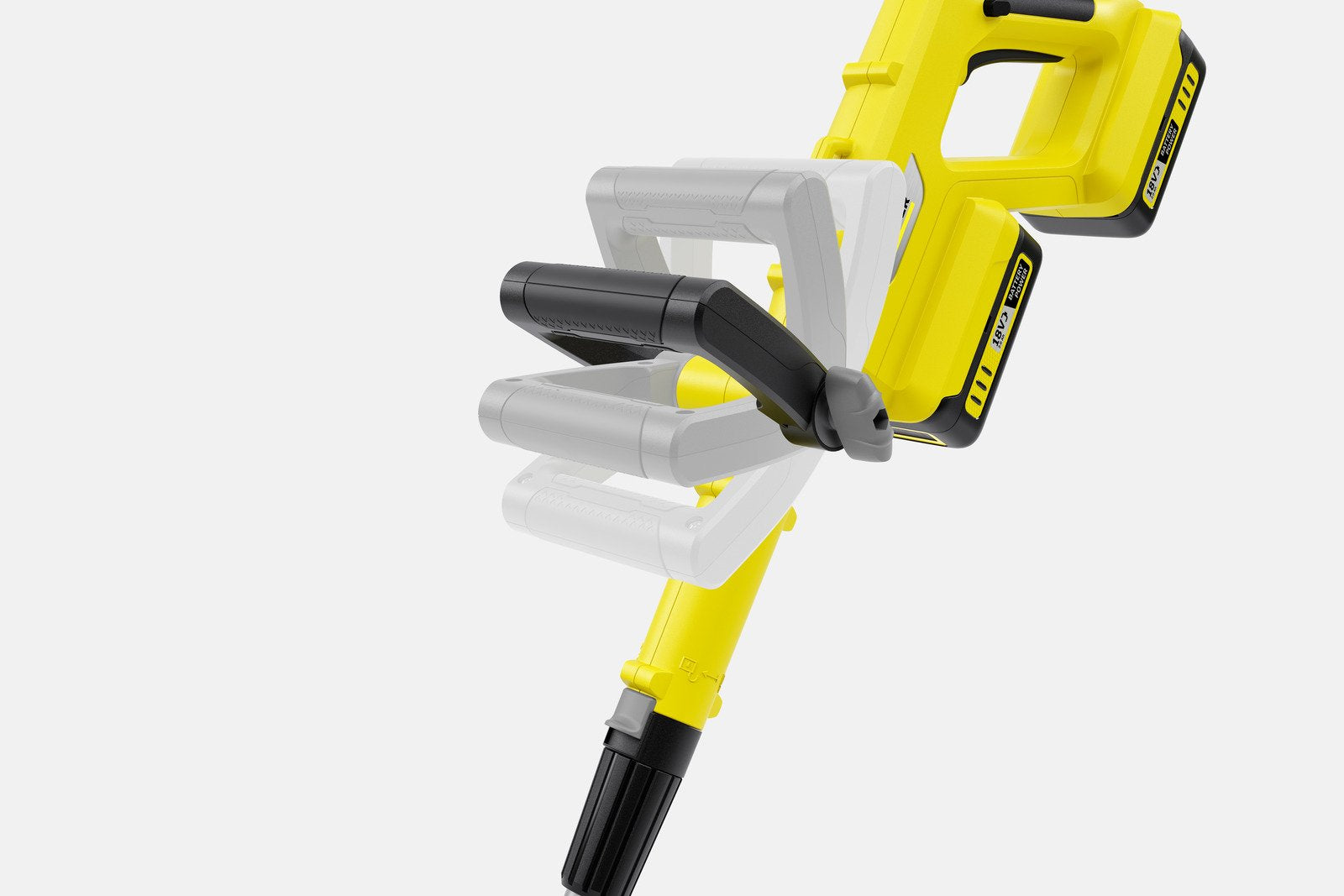 Kärcher Ltr 3-18 Dual Battery Set 30 Cm Batería Negro, Acero Inoxidable, Amarillo