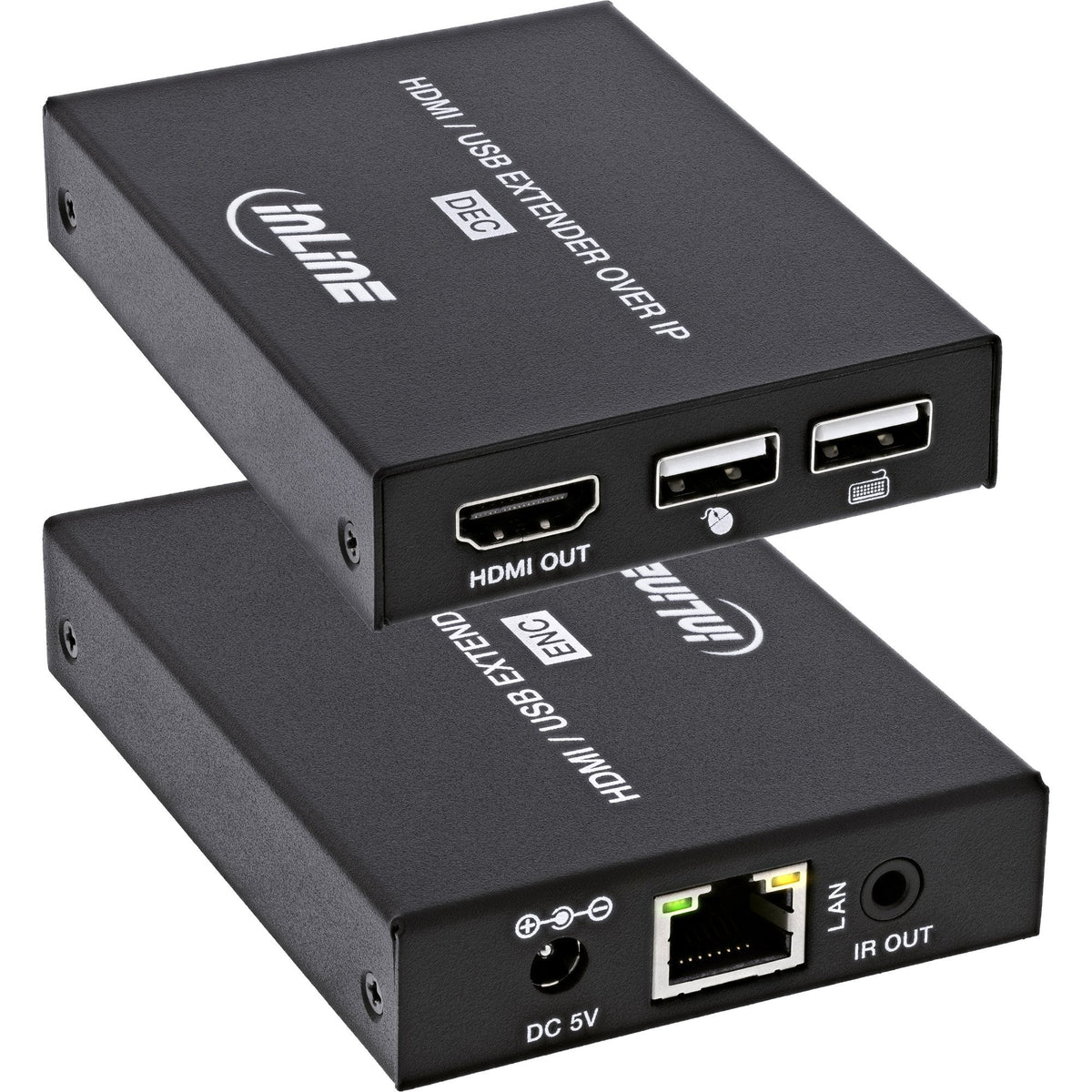 Kvm Extender Sobre Ip, Hdmi , Full-Hd , 150m , Set