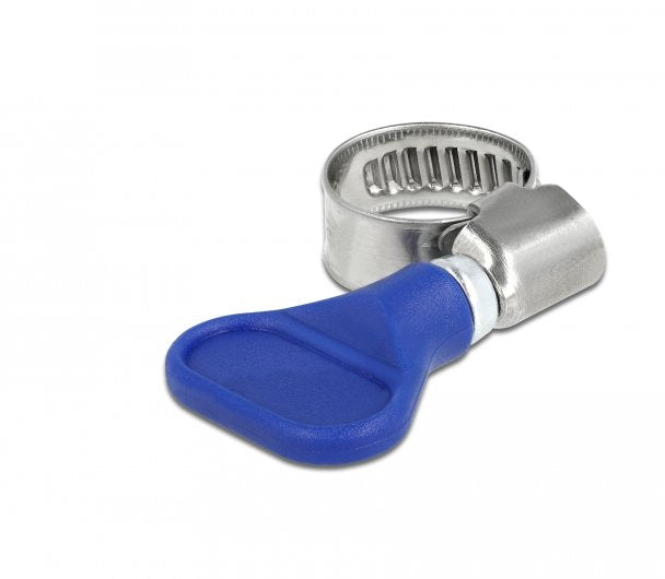 Schlauchschelle Edelstahl 400 Ss Mit Flügelmutter 10 - 16 Mm 5 Stück Blau