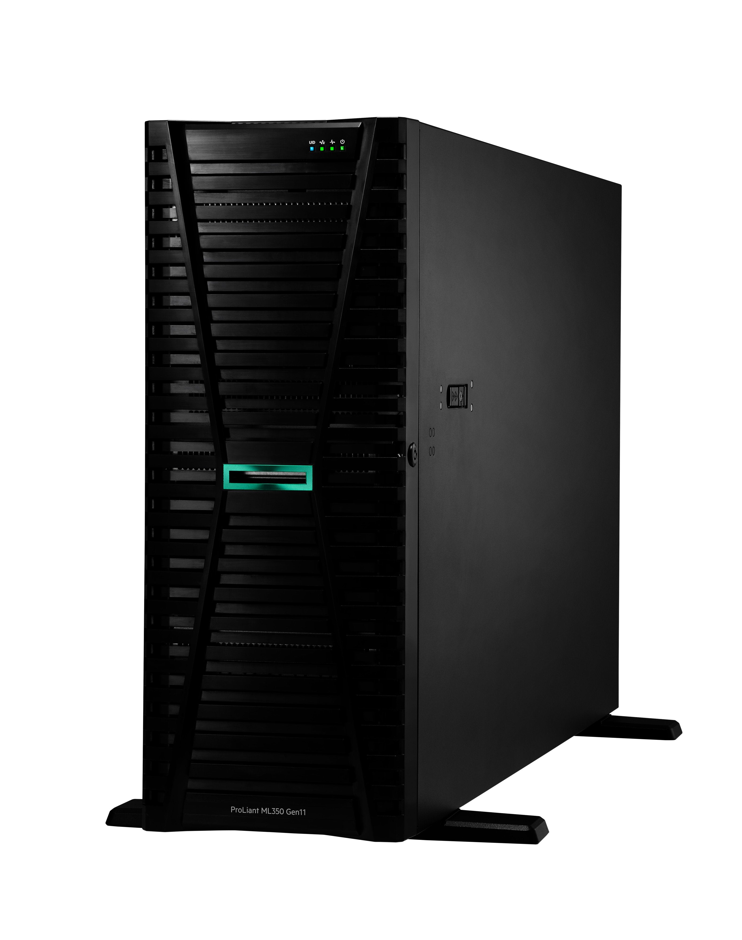Hpe Proliant Ml350 Gen11 Servidor Torre 4u 2 Vías 1 X Xeon Silver 4510 / Hasta 4.1 Ghz Ram 64 Gb Sata/Sas/Nvme Hot-Swap 3.5" Bahía(S) Gigabit Ethernet Microsoft Windows Server 2025 Monitor: Ninguno Smart Choice