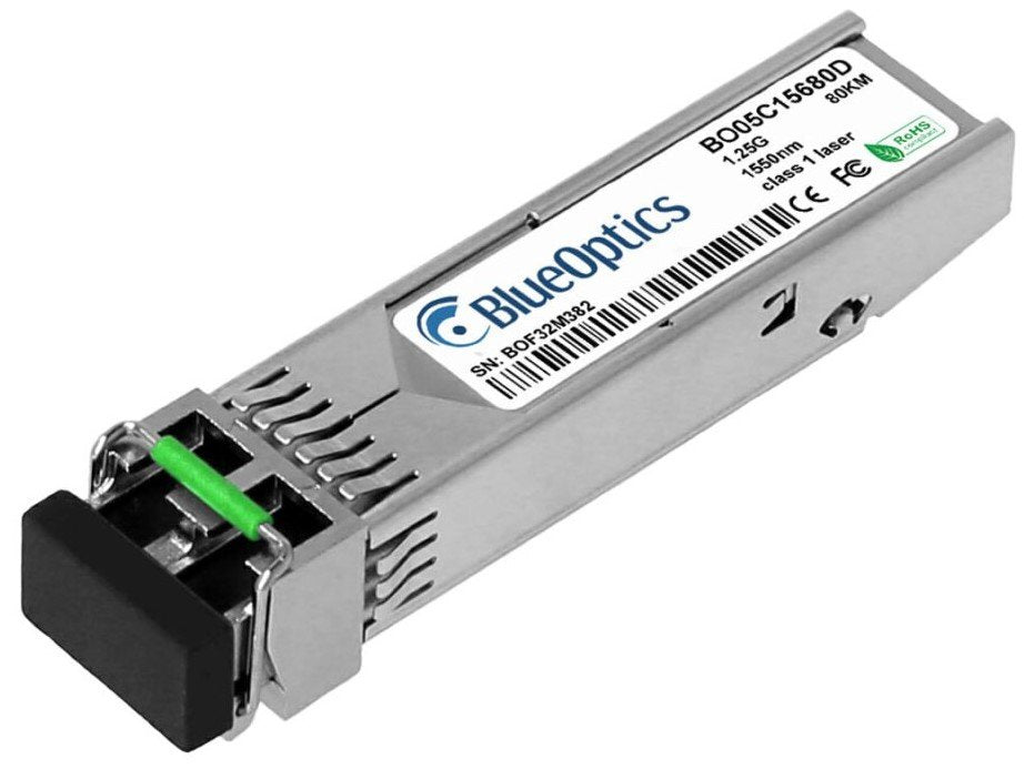 Blueoptics Palo Alto Networks Pan-Sfp-Zx Blueoptics Bo05c15680d Sfp Transceiver, 1000base-Zx, Singlemode Fiber, 1550nm, 80km