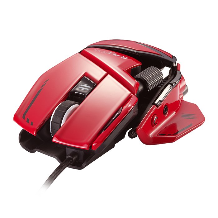 Mad Catz R.A.T. 8+ Adv Ratón Gaming Mr06dcinrd000-0