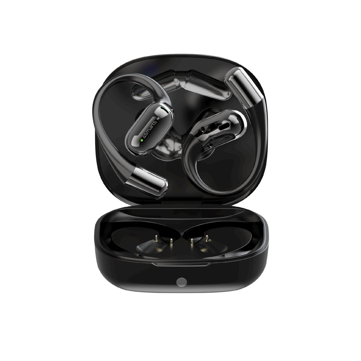 4smarts Open-Ear Azultooth Kopfhrer Skybuds Ai Screen,Schwarz