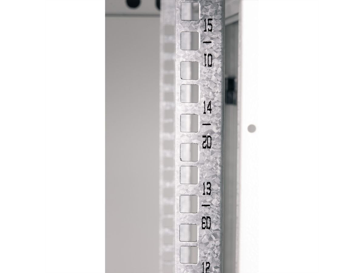 Roline 19-Zoll Wandgehuse Basic Plus 15he, 600x600 Bxt Grau