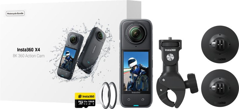EAN 6970357857296 - Insta360 X4 Motorcycle Bundle cámara para deporte de acción 72 MP 8K Ultra HD CMOS 25,4 / 2 mm (1 / 2") W imagen 1