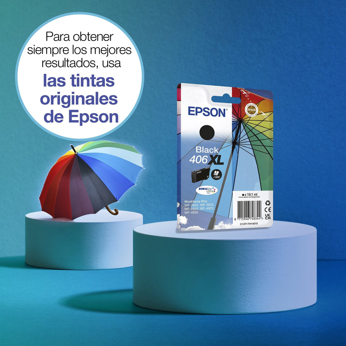 Epson Singlepack Black 406xl Durabrite Ultra Ink