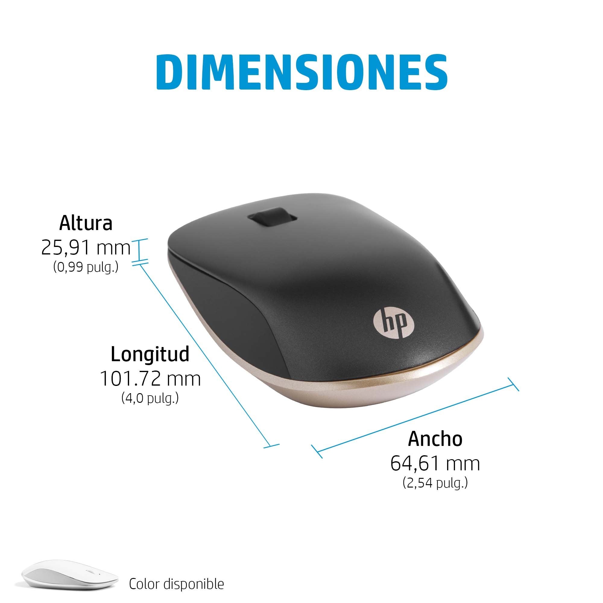 EAN 0196068933579 - HP 410 Slim Ash Silver Bluetooth Mouse ratón Ambidextro 2000 DPI imagen 4