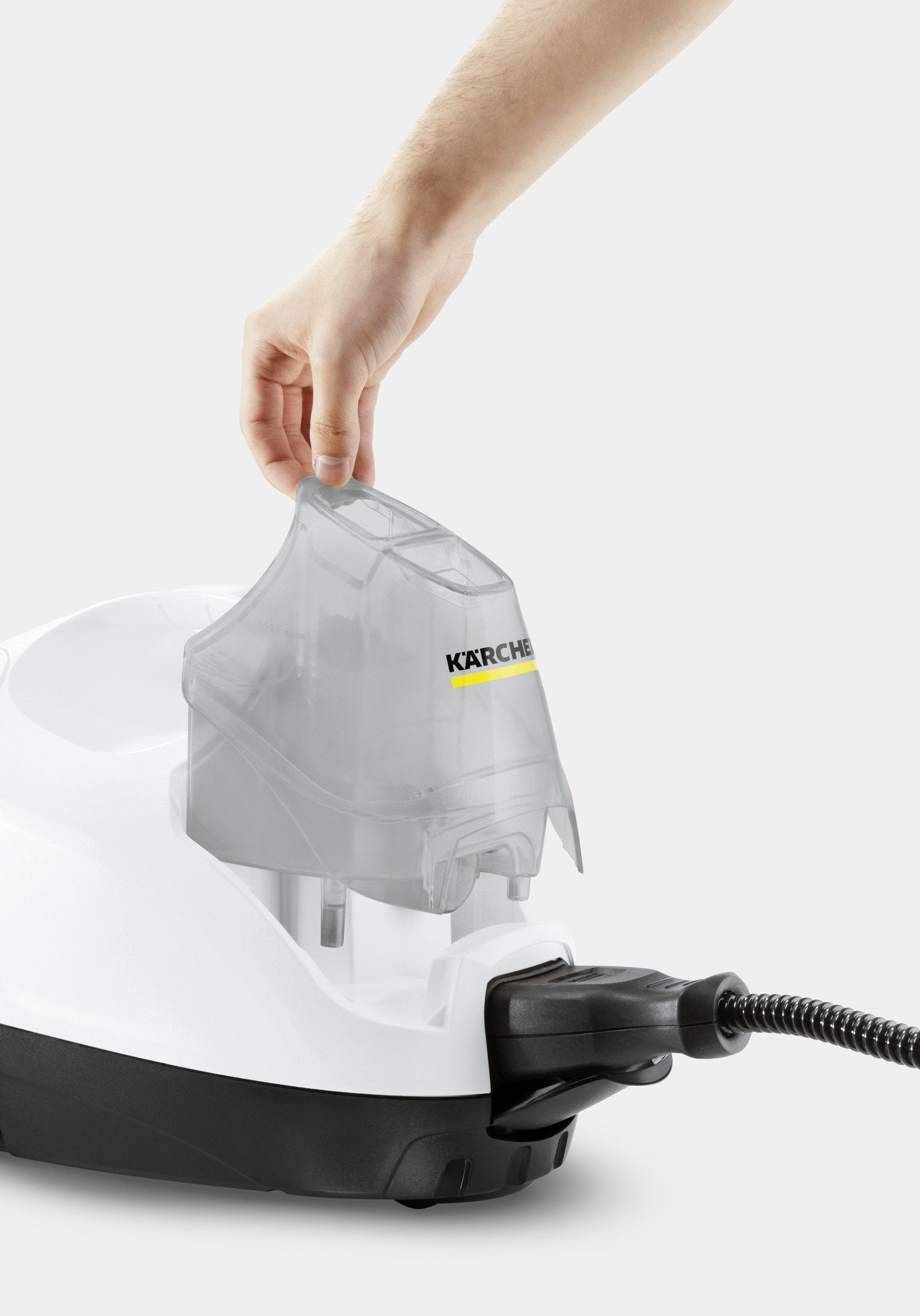 Limpiador A Vapor Kärcher Sc 4 Easyfix Iron Blanco Negro, 2.000 W, Incl. Plancha De Vapor A Presión 1.512-631.0