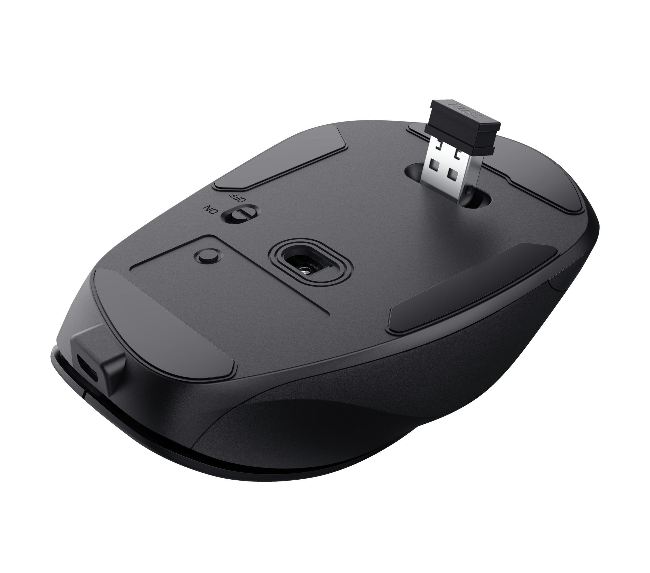 Ratón Ergonómico Inalámbrico Trust Fyda Eco Batería Recargable Hasta 2400 Dpi