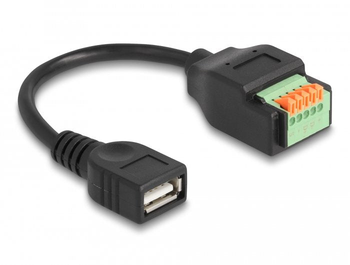 Delock Usb 2.0 Cable Typ-A Bu > Terminalblock Adapter 15cm