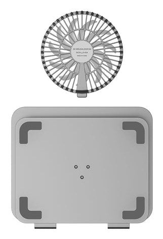 Unitek Ot1098agy01 Adjustable Laptop Stand With Detachable Cooling Fan Silver
