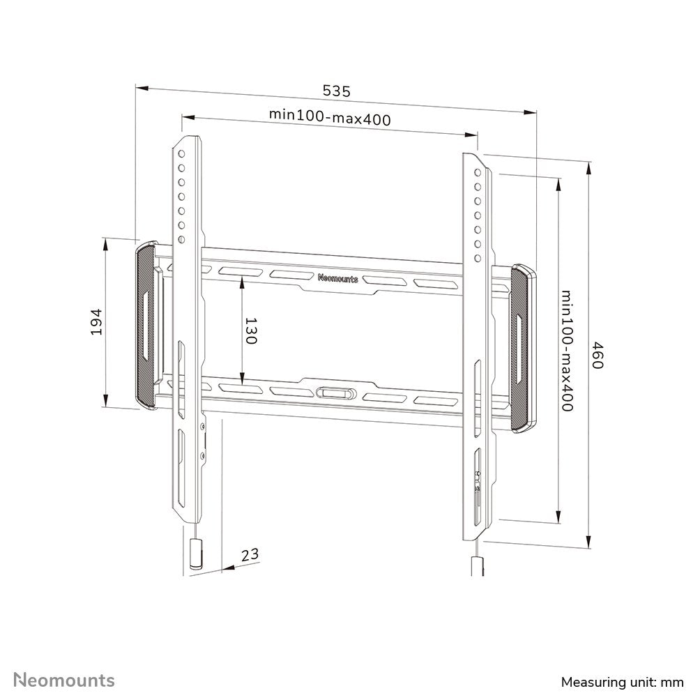 EAN 8717371448646 - Neomounts WL30-550BL14 soporte para TV 190,5 cm (75") Negro imagen 16